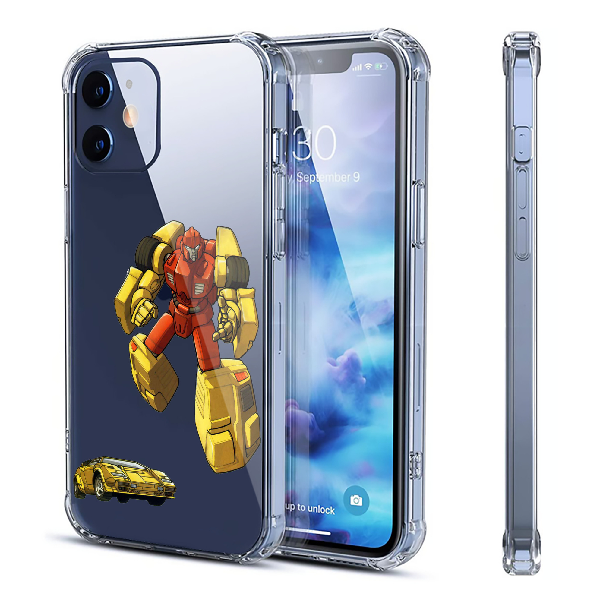 （画像用）  【iPhone 12シリーズ対応】透明スマホケース（クリアソフトケース）